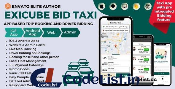 Exicube Bid Taxi App v4.2.0