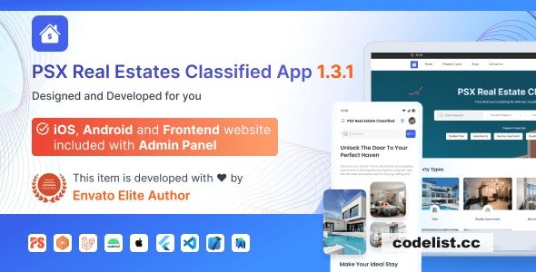 Classified For RealEstates v1.3.3 – Classified App with Frontend and Admin Panel