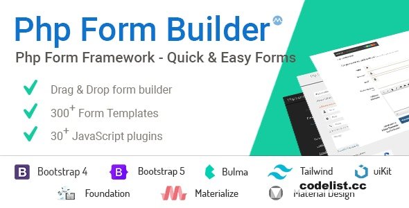 PHP Form Builder v6.0.4 – Advanced HTML forms generator with Drag & Drop – nulled