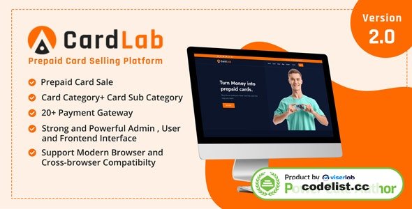 CardLab v2.0 – Prepaid Card Selling Platform – nulled