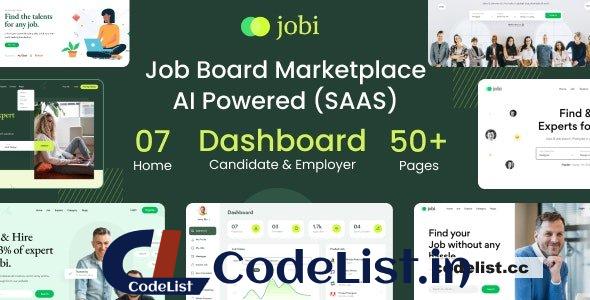 Jobi v1.6 – Job Board Marketplace – AI Powered (SAAS) – nulled