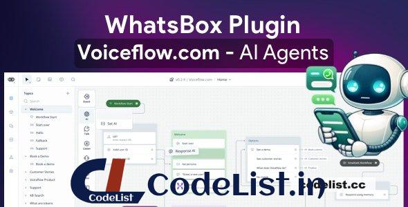 VoiceFlow AI agent for WhatsApp v1.2 – Plugin for WhatsBox