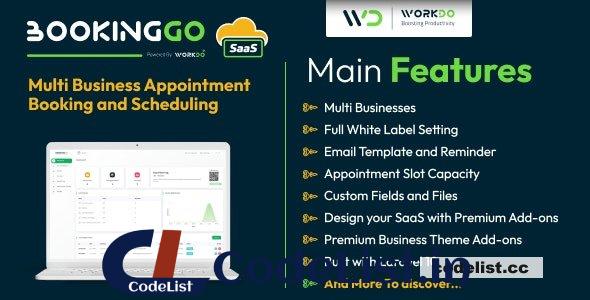 BookingGo SaaS v2.4 – Multi Business Appointment Booking and Scheduling – nulled