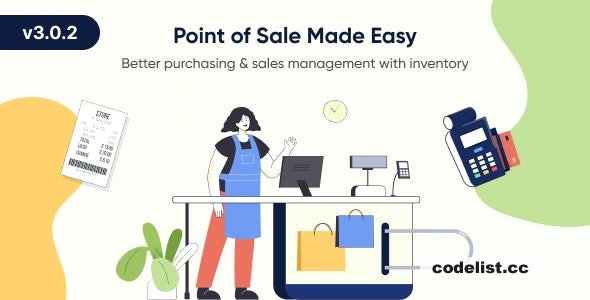 POS v3.0.2 – Ultimate POS system with Inventory Management System – Point of Sales – React JS – Laravel POS