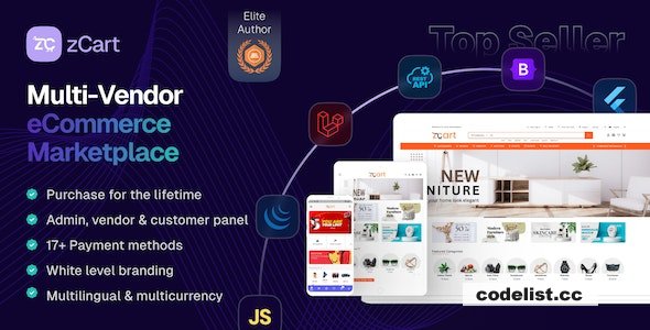 zCart v2.16.0 – Multi-Vendor eCommerce Marketplace – nulled