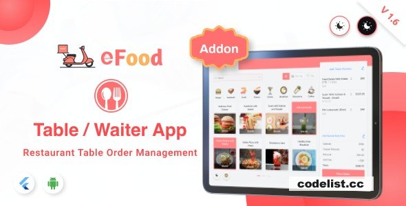 eFood – Table/Waiter App v1.6