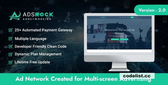 AdsRock v2.0 – Ads Network & Digital Marketing Platform – nulled