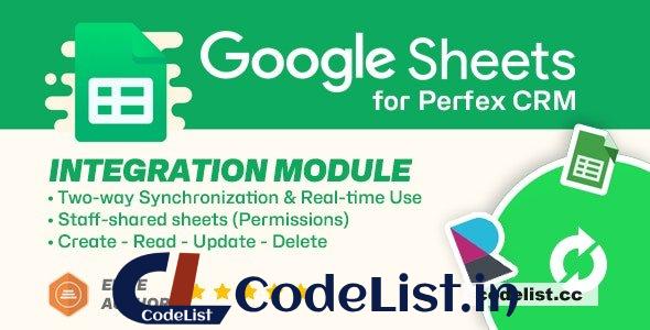 Google Sheets module for Perfex CRM – Two-way Spreadsheets Synchronization v1.1.0