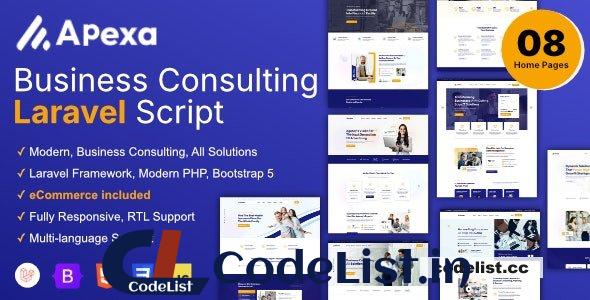 Apexa v1.0.6 – Multi-Purpose Business Consulting Laravel Script – nulled