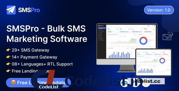 SMSPro v1.0 – Bulk SMS Marketing Software