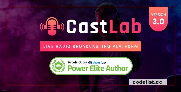 CastLab v3.0 – Live Radio Broadcasting Platform – nulled