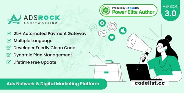 AdsRock v3.0 – Ads Network & Digital Marketing Platform – nulled