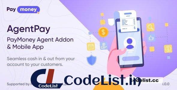 AgentPay v1.0 – PayMoney Agent Addon & Mobile App