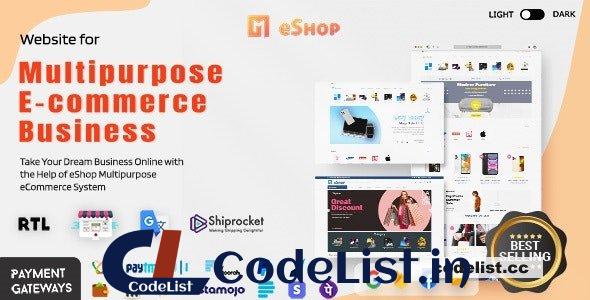 eShop Web v2.10.0 – Multi Vendor eCommerce Marketplace / CMS – nulled