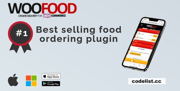 WooFood v2.7.7 – Food Ordering Plugin (Delivery & Pickup) for WordPress