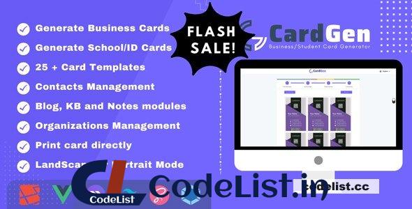 CardGen v3.6.4 – Business or ID Card Generator – nulled