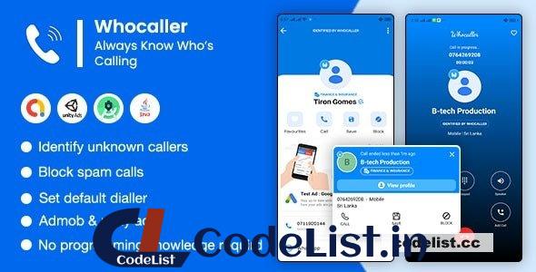 Whocaller Caller v1.0 – ID & Spam Blocker