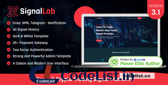 SignalLab v3.1 – Forex And Crypto Trading Signal Platform – nulled