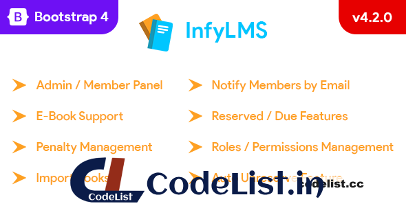 LMS – Library Management System with E-Books (Laravel + ReactJS) v4.2.0