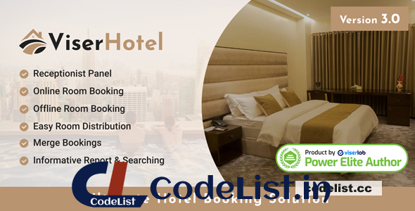 ViserHotel v3.0 – Ultimate Hotel Booking Solution – nulled