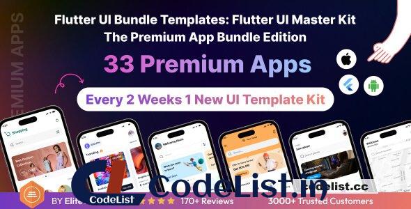 Flutter UI Bundle templates v1.22 – Flutter UI Master Kit