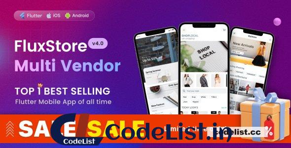 Fluxstore Multi Vendor v4.3 – Flutter E-commerce Full App