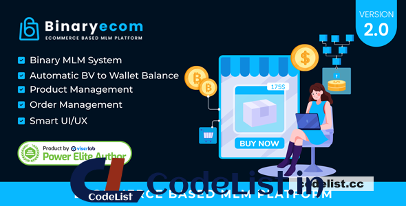 BinaryEcom v2.0 – Ecommerce Based MLM Platform – nulled