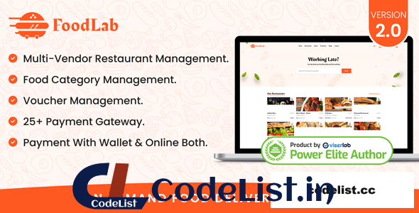 FoodLab v2.0 – On demand Food Delivery System