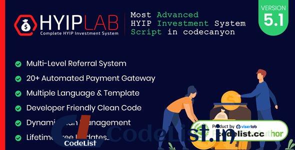 HYIPLAB v5.1 – Complete HYIP Investment System – nulled