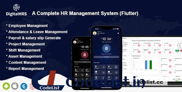 DigitalHR – A Complete HR Management System (Flutter) – 18 September 2024