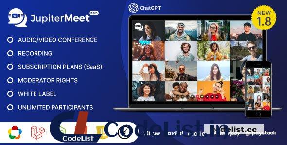 JupiterMeet Pro v1.8.2 – White Label Video Conference – nulled