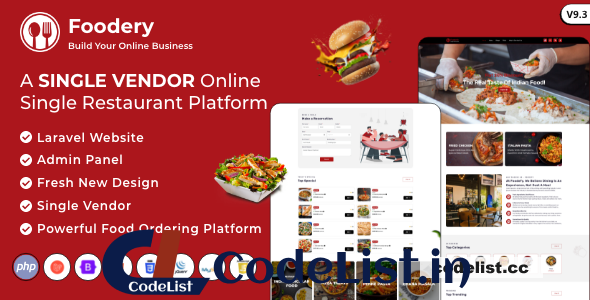 Foodefy v9.3 – Single Restaurant Online Food Ordering Laravel Website Platform – nulled