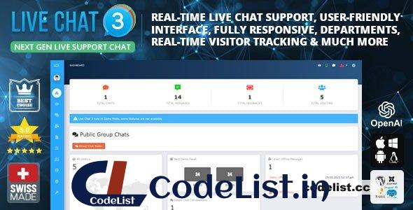 Live Support Chat v5.1.3 – Live Chat 3 – nulled