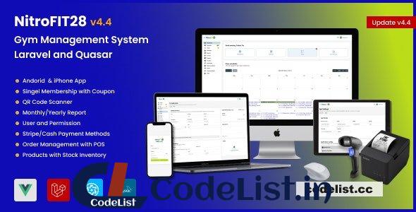 NitroFIT28 v4.4.1 – Fitness & Gym Management System