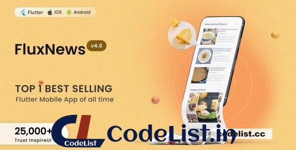 FluxNews v4.1.0 – Flutter mobile app for WordPress