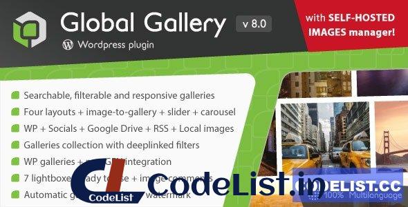 Global Gallery v8.8.1 – WordPress Responsive Gallery