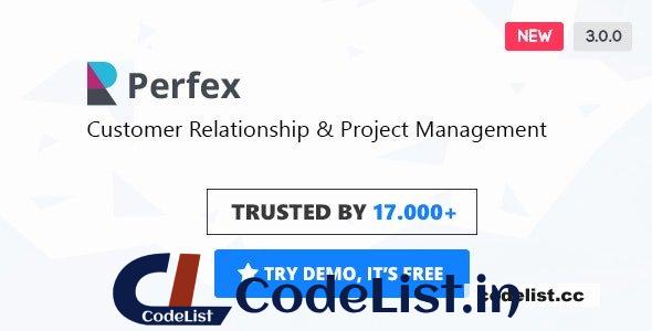 Perfex v3.1.5 – Powerful Open Source CRM