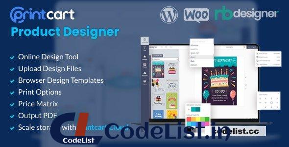 Printcart Product Designer v1.2.1 – WooCommerce WordPress