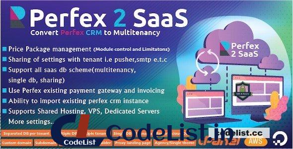 Perfex CRM SaaS Module v0.2.2 – Transform Your Perfex CRM into a Powerful Multi-Tenancy Solution