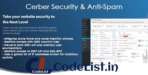 WP Cerber Security Pro v9.6.1