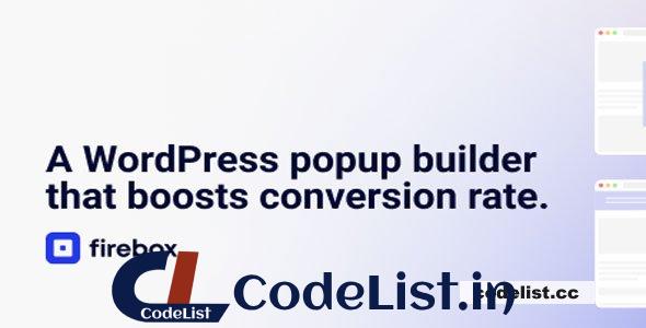 FireBox Pro v2.0.20 – A WordPress Popup Builder that boosts conversion rate