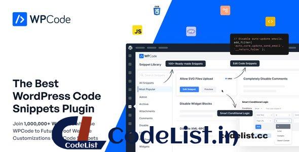 WPCode Pro v2.1.1- The Best WordPress Code Snippets Plugin