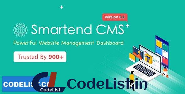 SmartEnd CMS v9.1.0 – Laravel Admin Dashboard with Frontend and Restful API