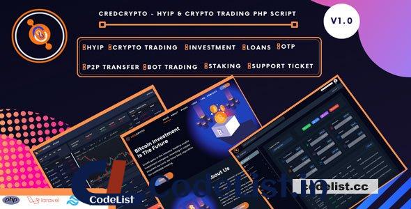 CredCrypto v3.0 – HYIP Investment and Trading Script – nulled