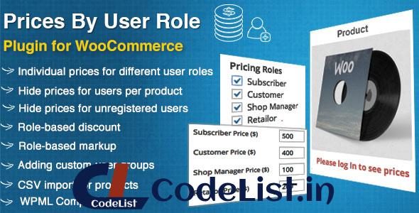 WooCommerce Prices By User Role v5.1.9