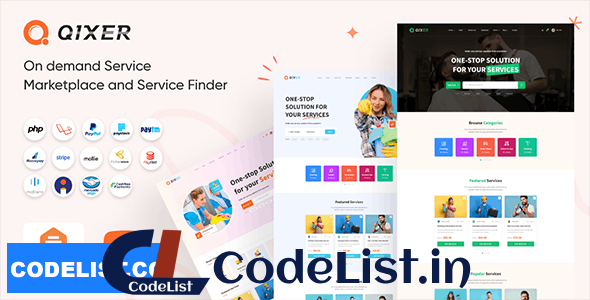 Qixer v1.3.9 – Multi-Vendor On demand Service Marketplace and Service Finder – nulled