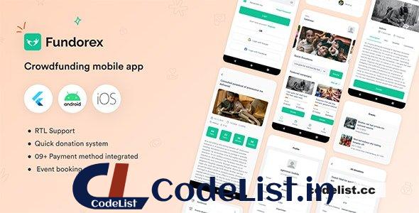 Fundorex v1.0.3 – Crowdfunding Platform Flutter Mobile App