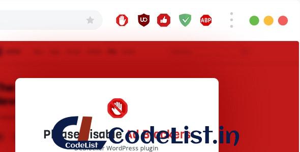 DeBlocker v3.2.3 – Anti AdBlock for WordPress