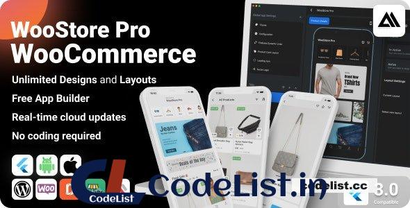 WooStore Pro WooCommerce v3.0.0 – Flutter E-commerce Full App, Multi vendor marketplace support