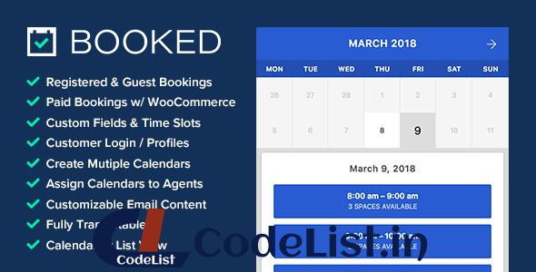 Booked v2.4 – Appointment Booking for WordPress